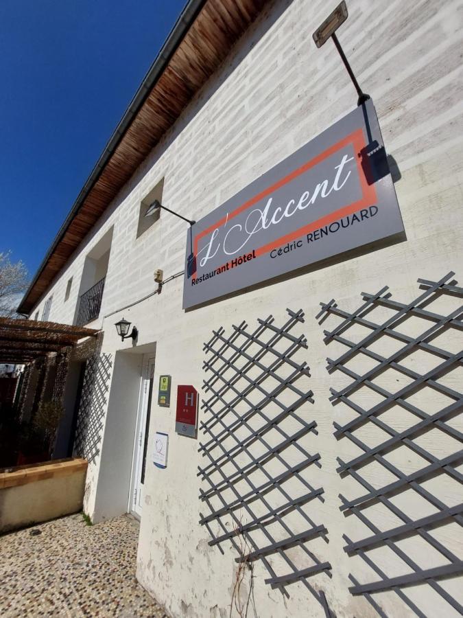 L'Accent - Hotel 2 Etoiles Et Restaurant - Logis Hotels Astaffort ภายนอก รูปภาพ
